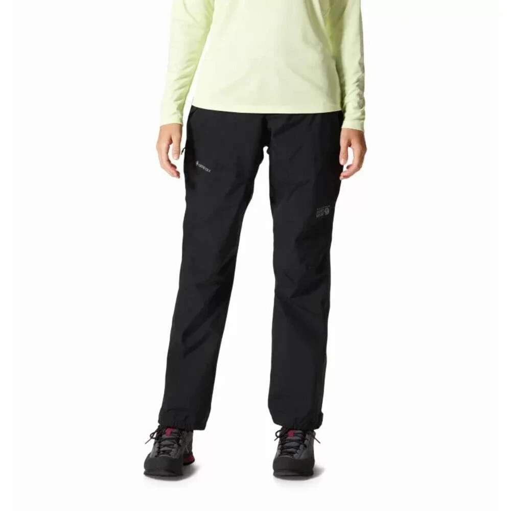 Mountain Hardwear Exposure/2 Paclite Pants Women's XS Black Straight Leg ERK1655